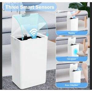 Smart Trash Can Jinligogo In White